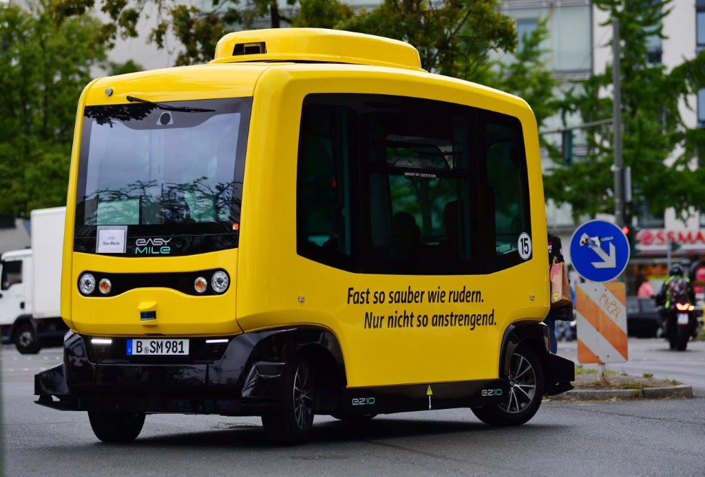 Autonomous vehicles for public transportation on the streets of Berlin