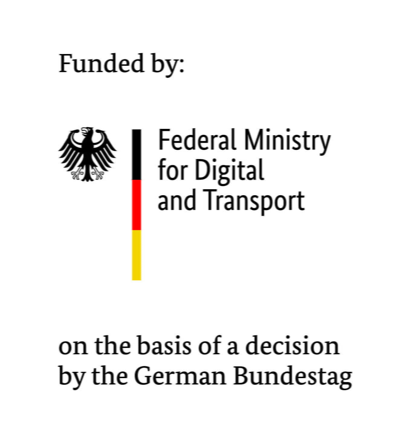 Logo Funded by Federal Ministry for Digital and Transport